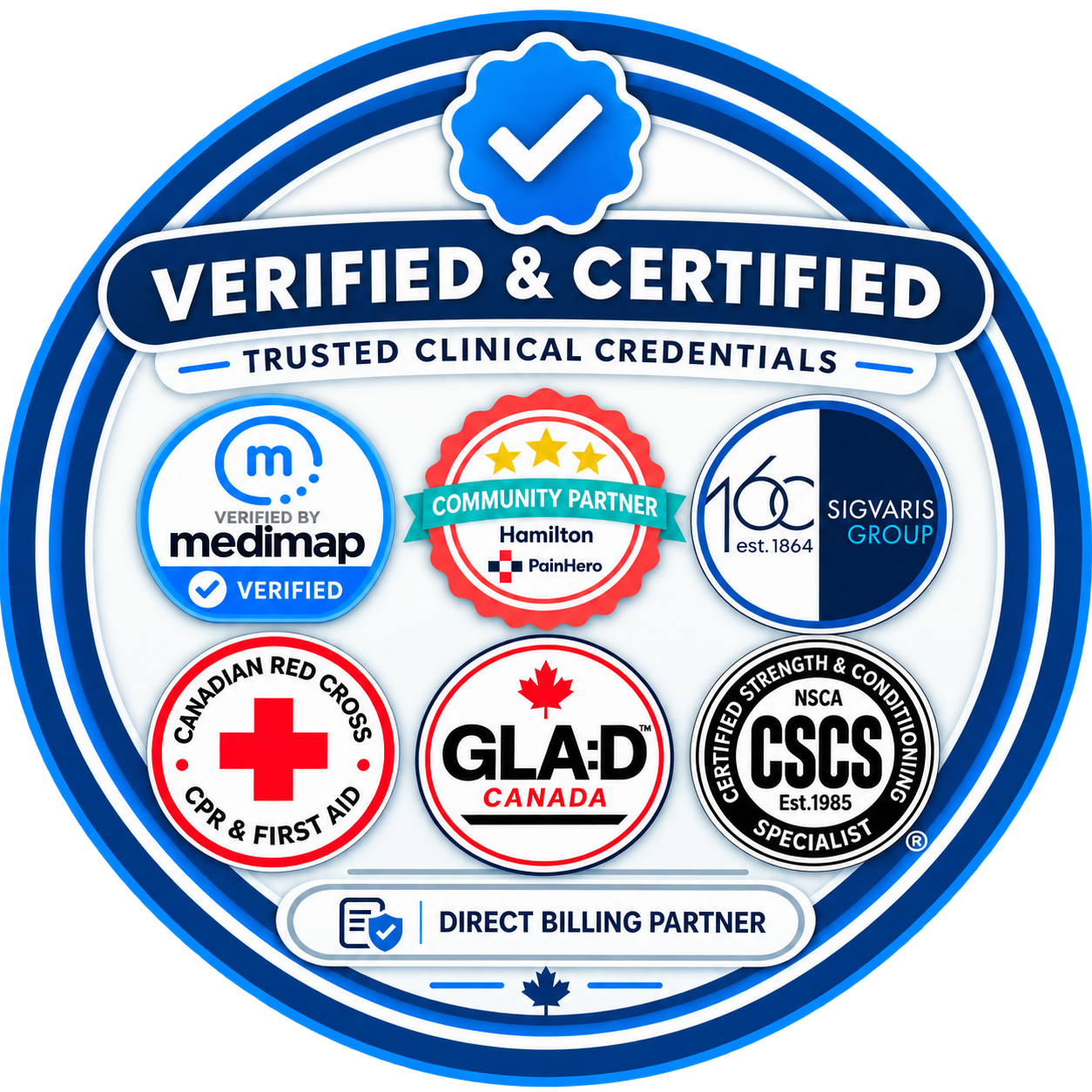 Verified and Certified Clinical Credentials